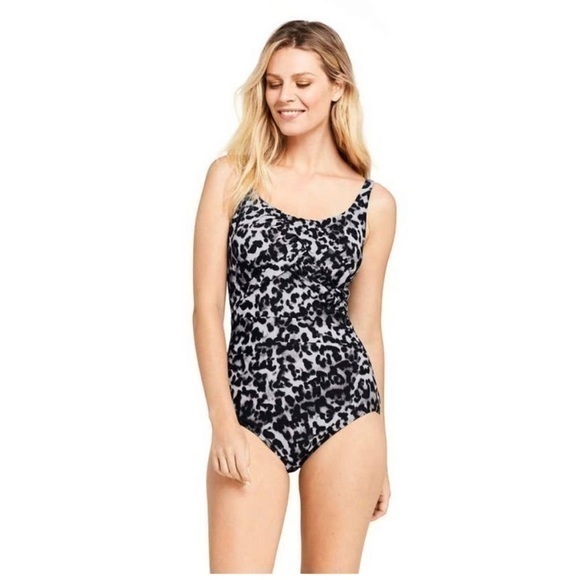 Lands' End Other - Lands’ End Carmela Leopard One Piece Swimsuit Size 24W